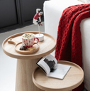 Knitted Throw Red 71x51in