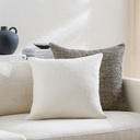 Oskar Pillow Ivory 22in