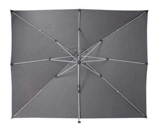 Equador Grey Cantilever Outdoor Umbrella 10x13ft