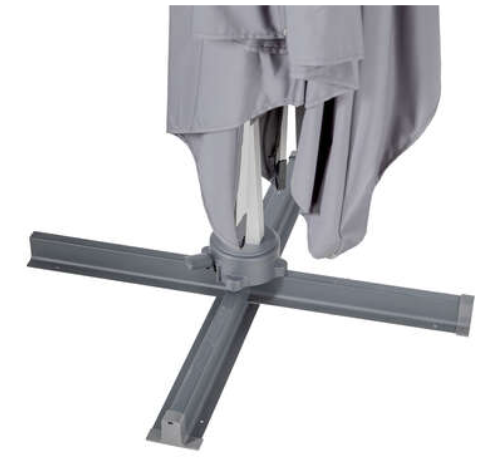 Equador Grey Cantilever Outdoor Umbrella 10x13ft