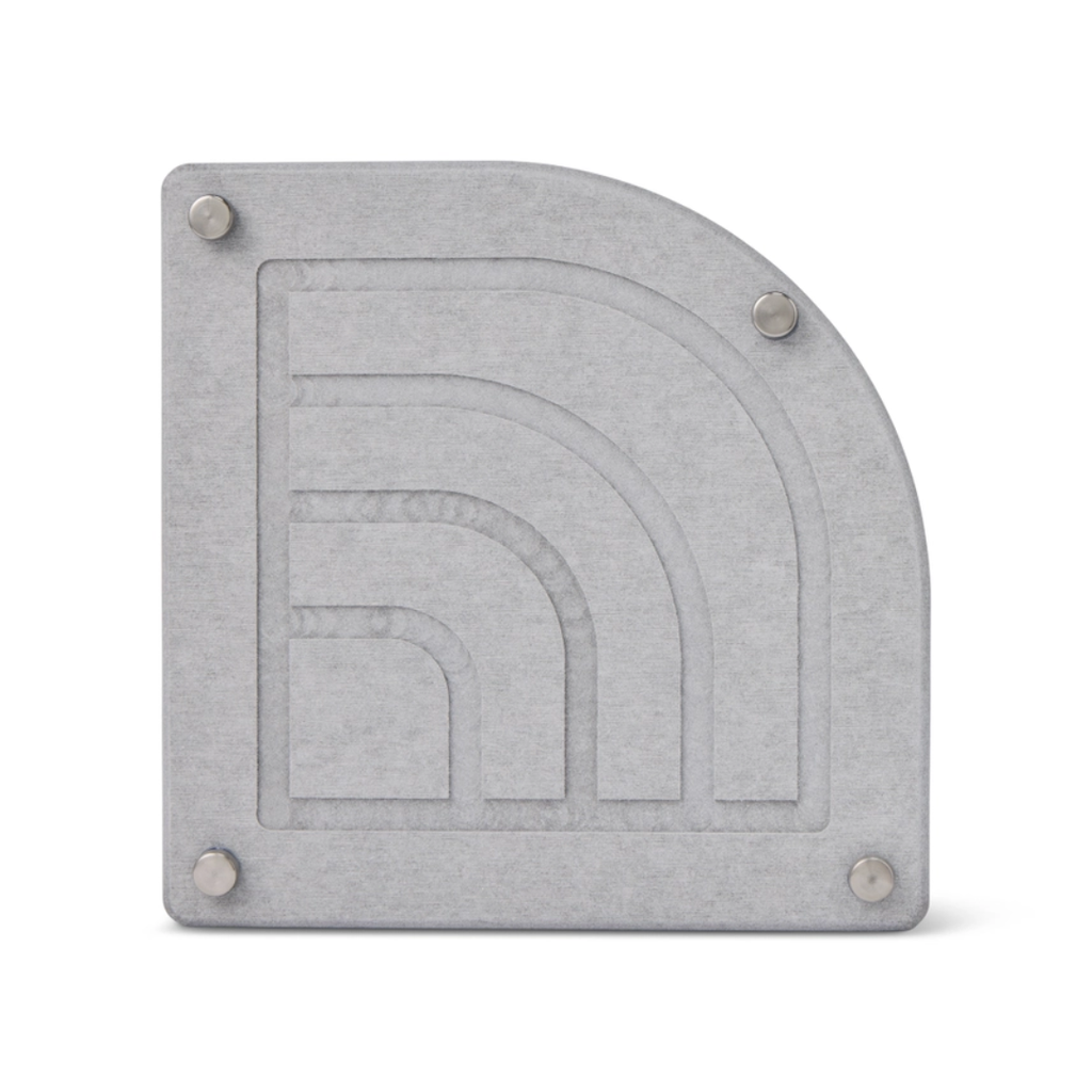 Diatomite Corner Sink Caddy Hail