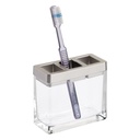 Casilla Toothbrush Holder Clear/ Brushed