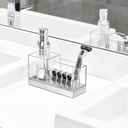 Clarity Vanity Center Clear/ Chrome