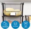 Classico Stackable Pantry Basket 12 Inch