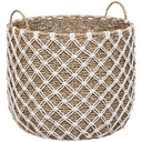 Palm Macrame Basket Large