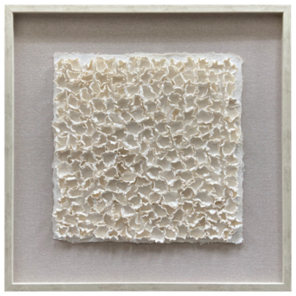 Hanssen Rice Paper Shadow Box Wall Décor 30x30in