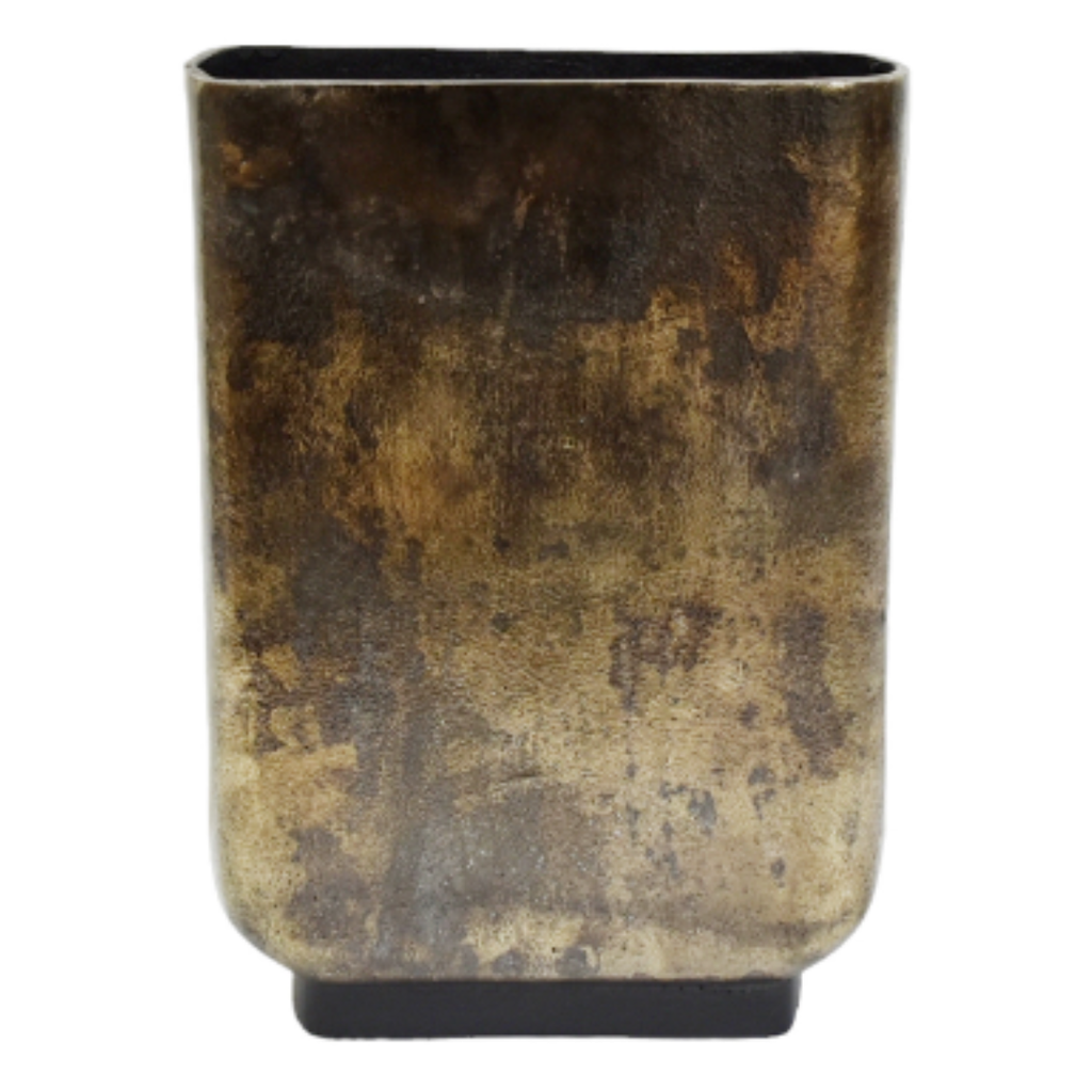 Parsa Larget Metal Vase Bronze 26in