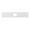 Ribbed Diatomite Skink Splash Mat White