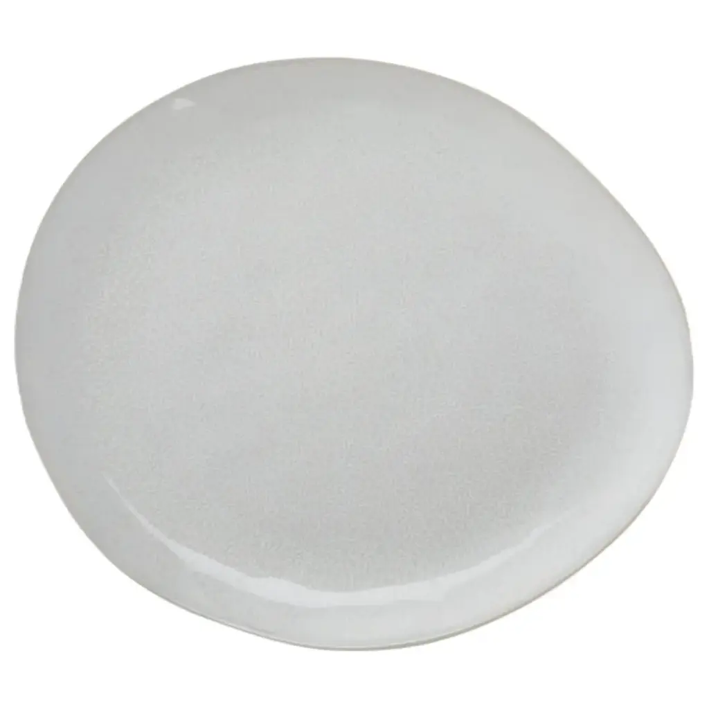 Margo Oval Platter White 13.5x8in