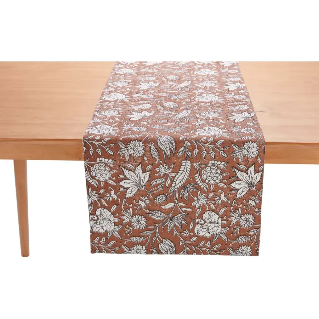 Spice Garden Floral Runner