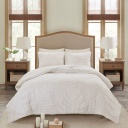 Bahari Queen 3-Piece Comforter Set White