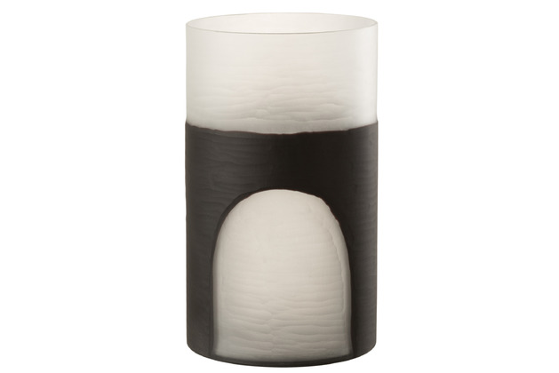 Circular Glass Vase  12in