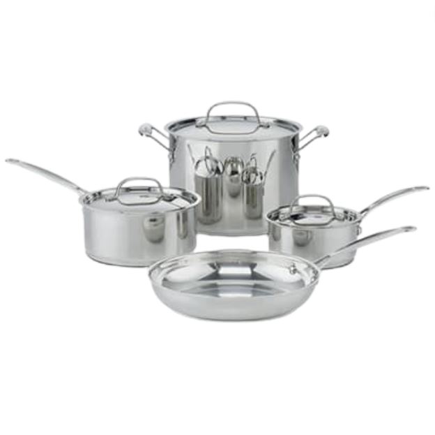 Cuisinart Chef's Classic Stainless Steel Set 7 pc