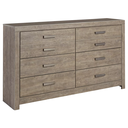 Culverbach Gray Six Drawer Dresser