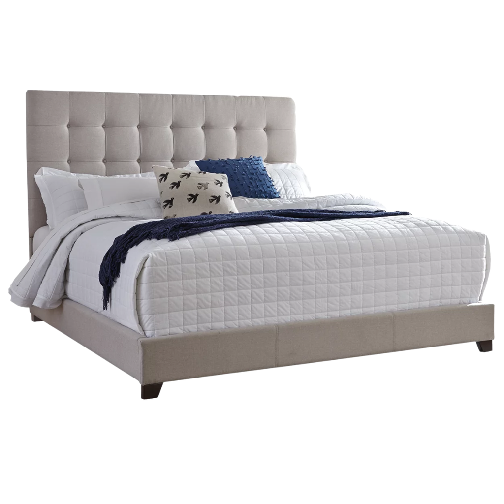Dolante King Upholstered Bed Beige