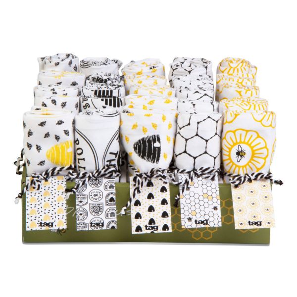Bee Dishtowel Assorted 