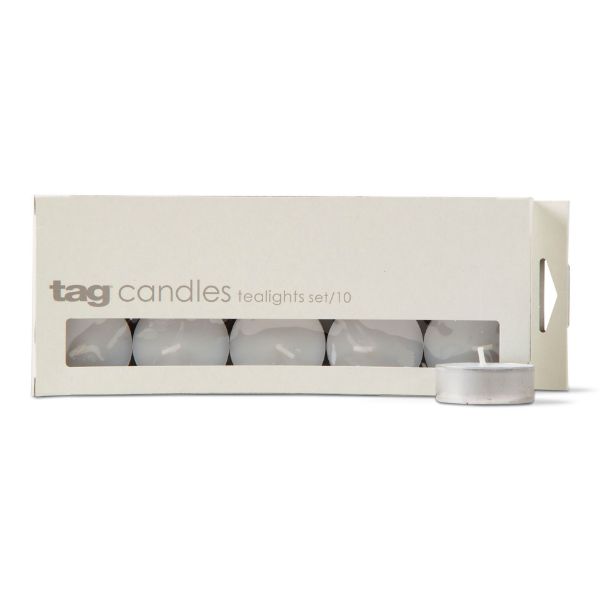 Tealight Candles set of 10 - white
