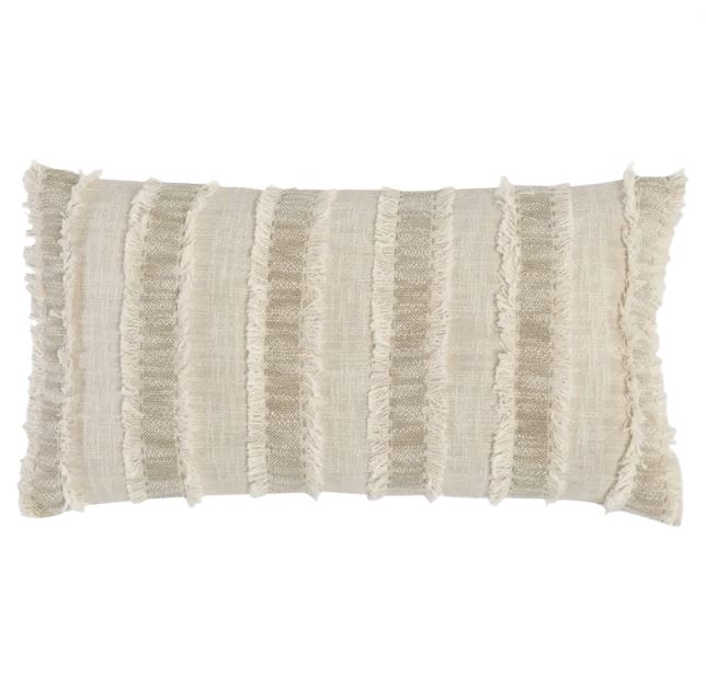Nenna Natural/Ivory Pillow 14x26in