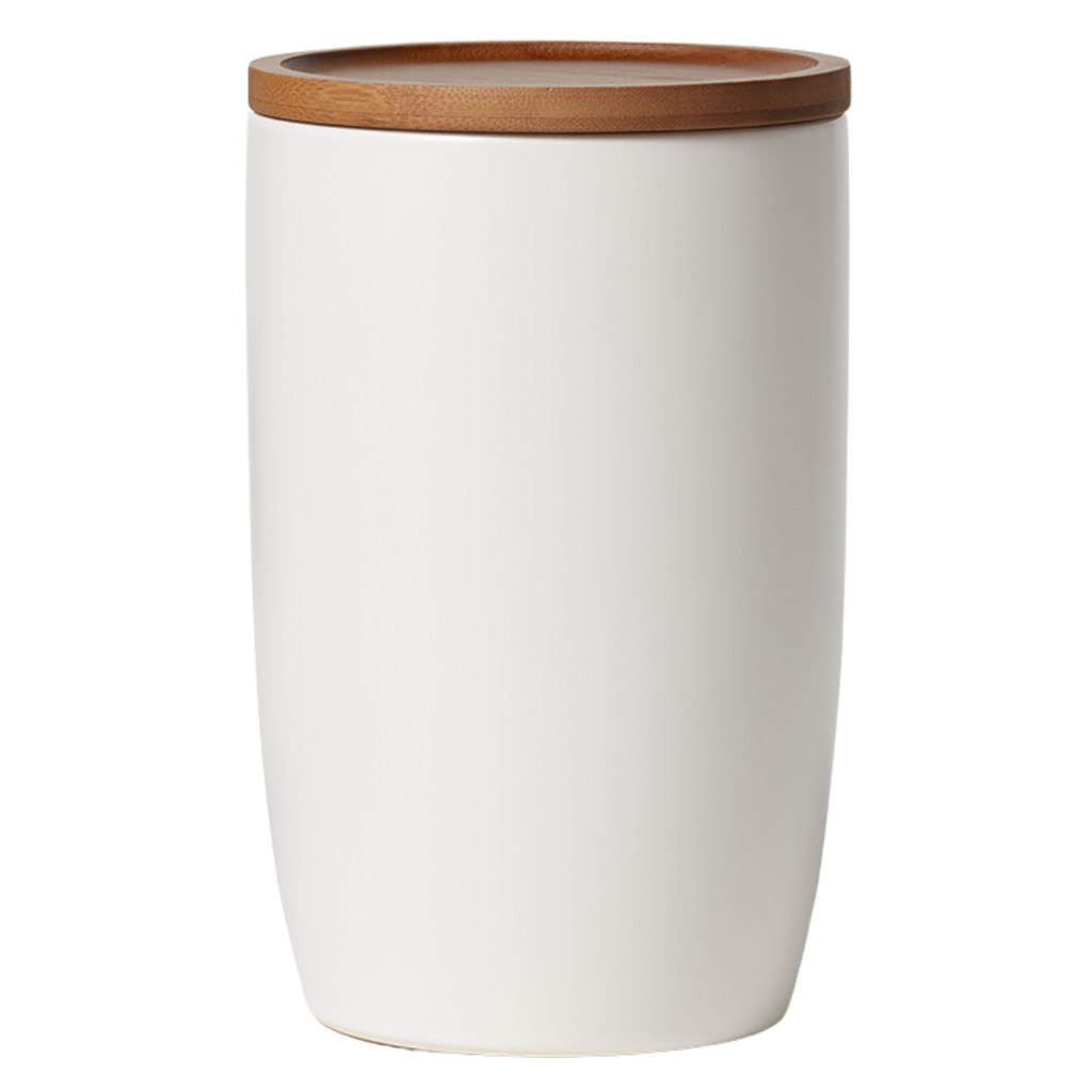 Ceramic Modular Canister with Lid Large Cloud