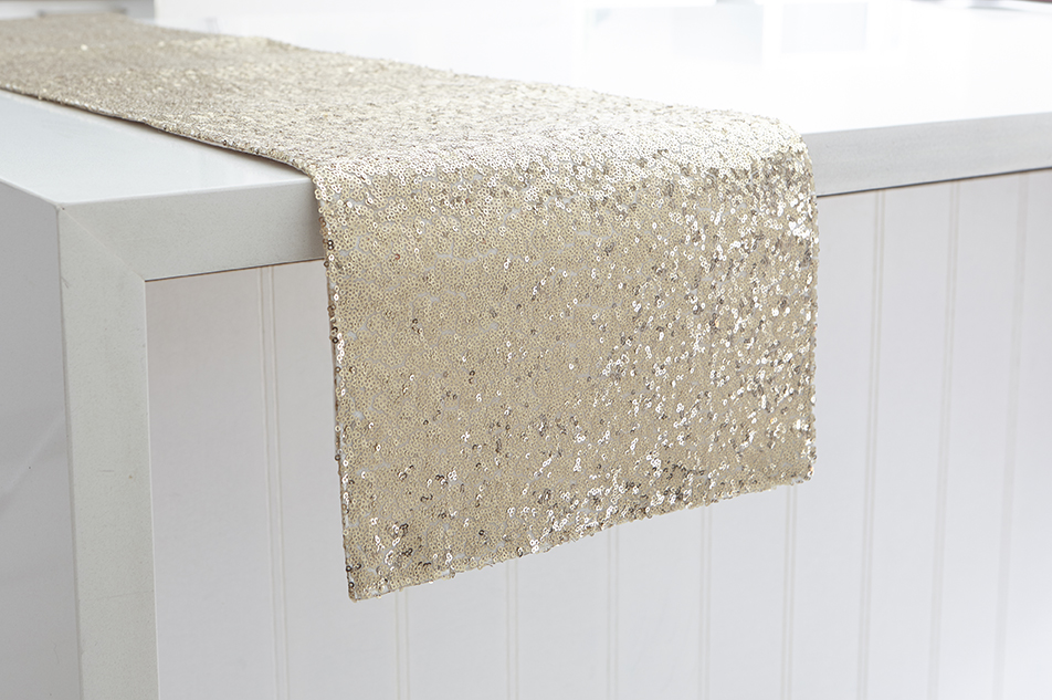 Luxe Sequin Runner Gold