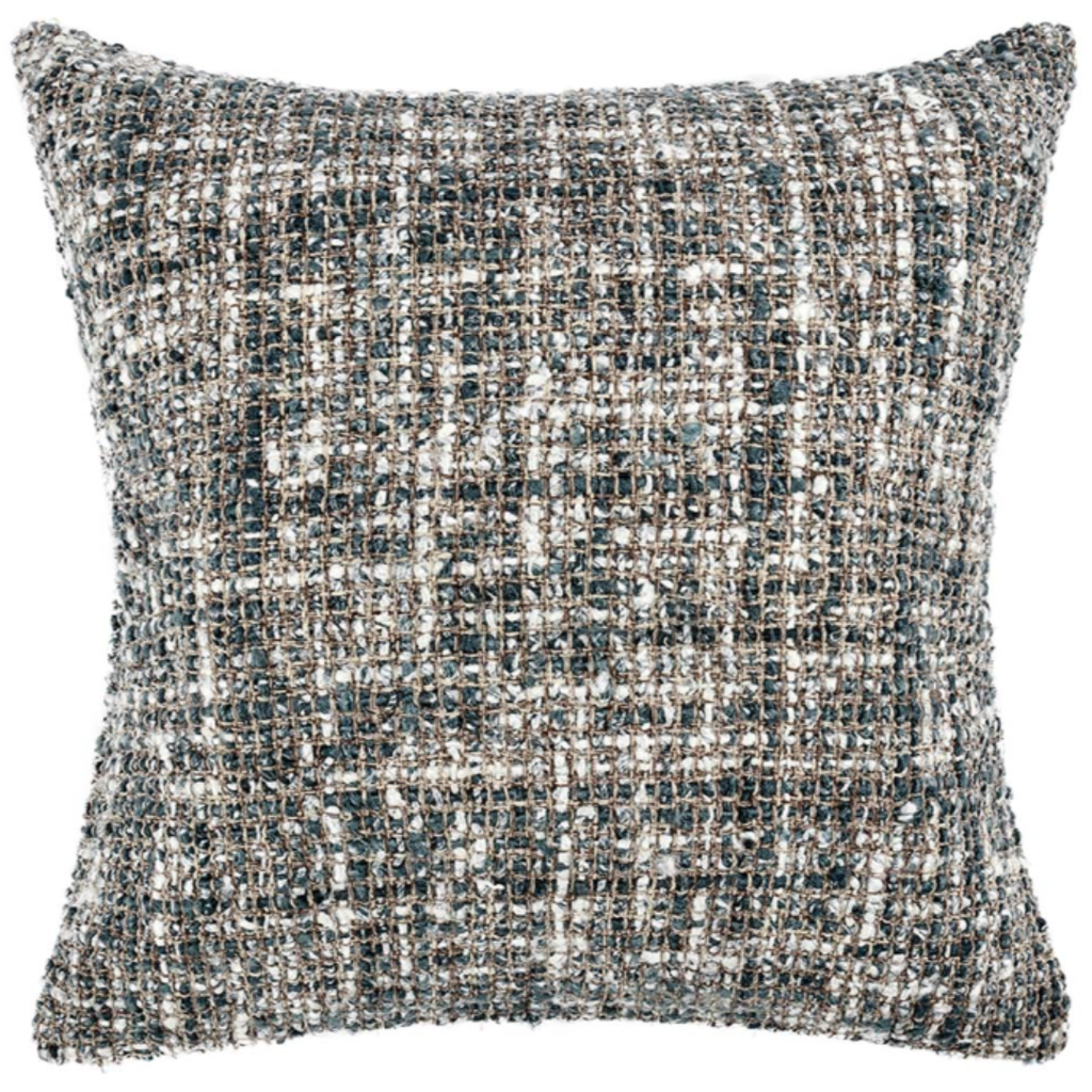Porter Blue Slate Pillow 24in