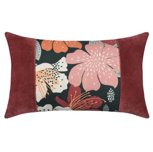 [168844-BB] Ivanna Multicolored Pillow 12x20in