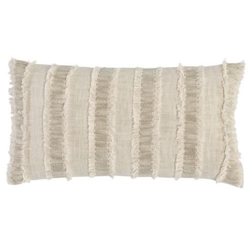 [169030-BB] Nenna Natural/Ivory Pillow 14x26in