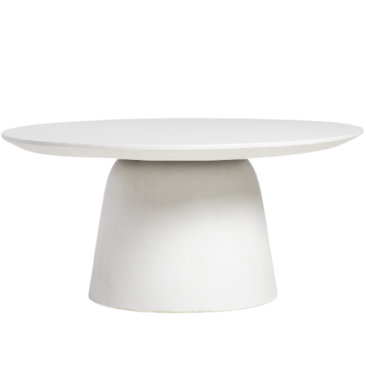 [170925-BB] Concrete Pedestal Coffee Table