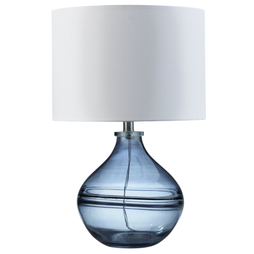 [171262-BB] Lemmitt Navy Glass Table Lamp