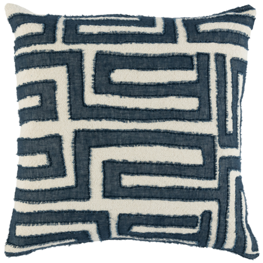 [171838-BB] Mateo Azul Blue Pillow 22in