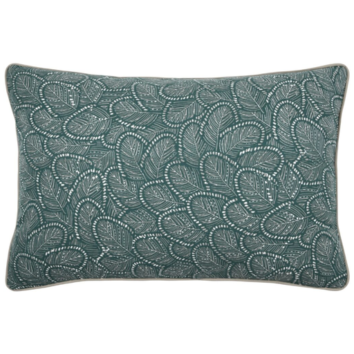 [172459-BB] Mahonia Pillow Emerald 16x24in