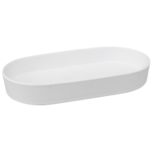 [173439-BB] Sleek Soap Dish White