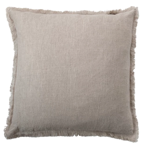 [174743-BB] Stonewashed Linen Pillow Natural 20in