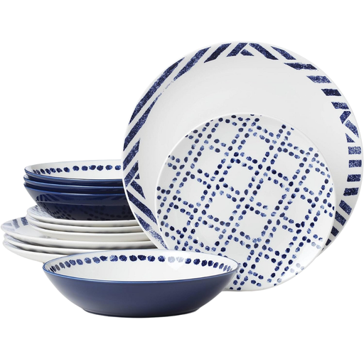 [174905-BB] Oneida Harbour 12-Pce Dinnerware Set