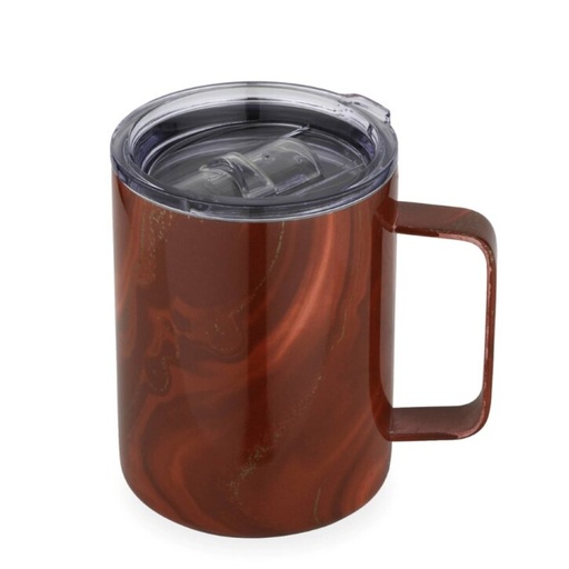[174923-BB] Geo Coffee Mug 16oz Red