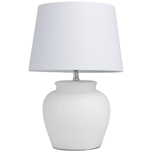 [175083-BB] Cement Table Lamp 24in