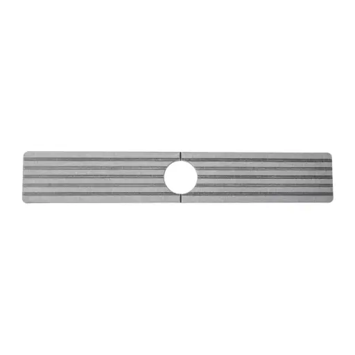 [179870-BB] Ribbed Diatomite Skink Splash Mat Grey
