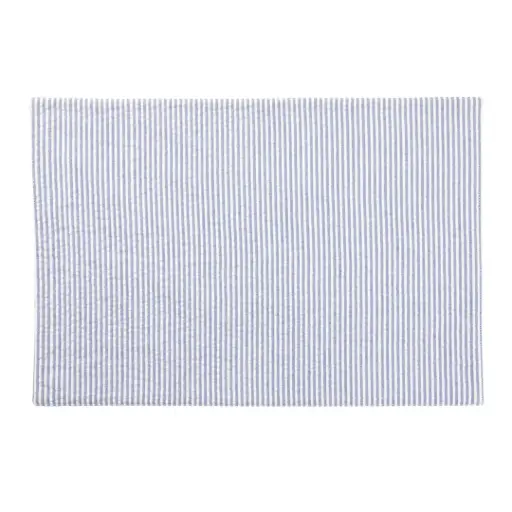 [180439-BB] Seersucker Placemat Navy