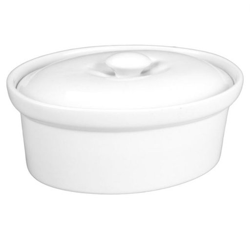 [164193-BB] Oval Casserole Dish with Cover 1.5 QT