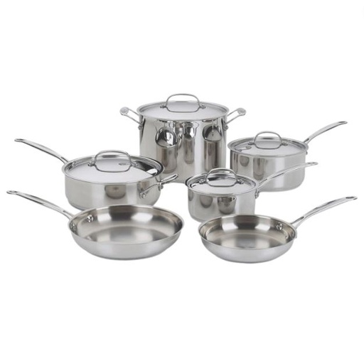 [107027-BB] Cuisinart Chef's Classic Stainless Steel Set 10 pc
