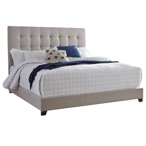 [503353-BB] Dolante King Upholstered Bed Beige