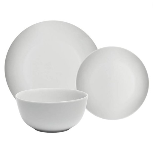 [165927-BB] Toulouse Coupe Porcelain Dinnerware Set 12 pc