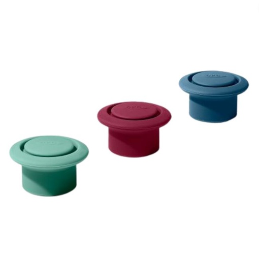 [166638-BB] OXO Good Grips Silicone Wine Stoppers Set of 3