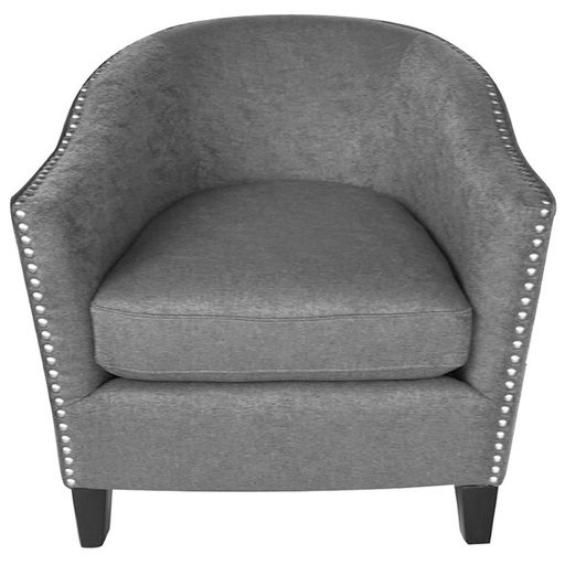 [166735-BB] Mario Accent Chair Storm
