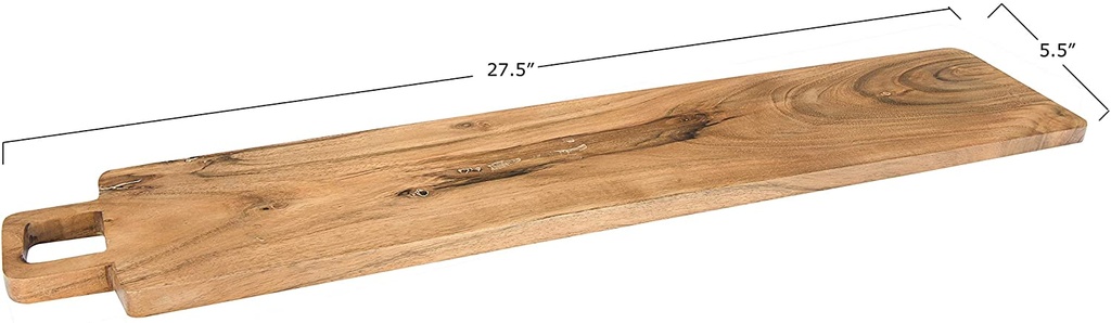 Acacia Wood Cutting Board 27x5in