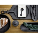Black Acacia Wood Cutting Board 27x10in