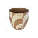 Hand-Painted Terra-cotta Planter 6in