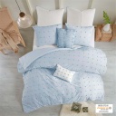 Brooklyn Comforter Set Queen Blue