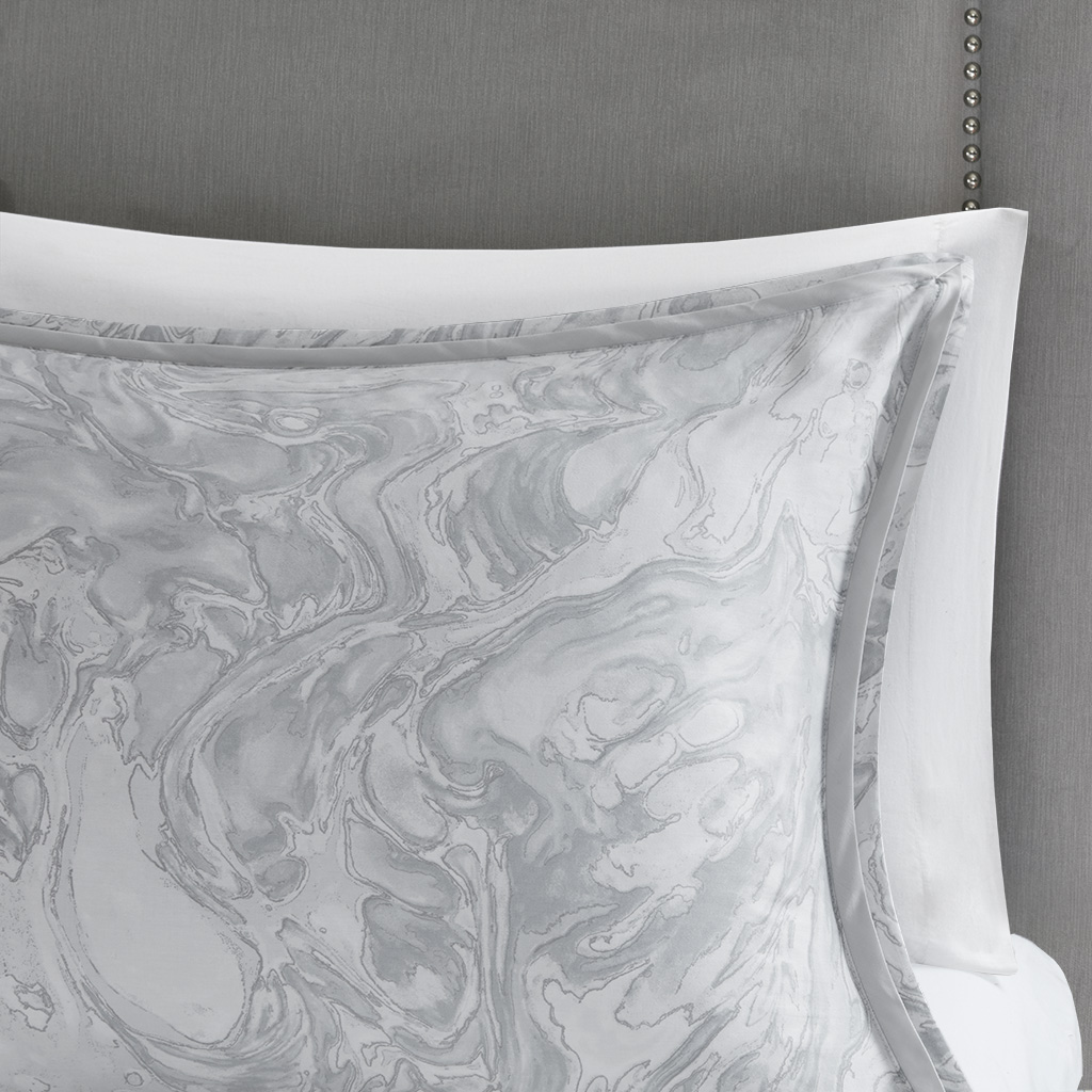 Emory King Comforter Set Grey