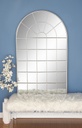 Silver Wall Mirror 56in